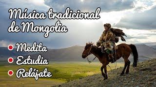 Música tradicional mongólica canto con la garganta de Mongolia especial para meditar y relajarse