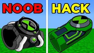 NOOB VS HACK NO BEN 10 MINECRAFT