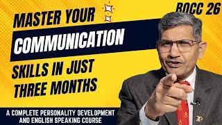 Master your Communication Skills In Just 3 Months  Improve Personality Development  BOCC 26 YMA