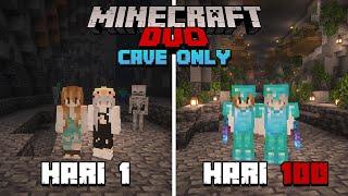 100 Hari di Minecraft CAVE ONLY 