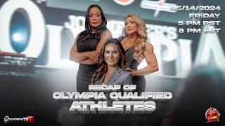 Recap of Olympia Qualified Athletes- IFBB Bodybuilding Figure & Bikini