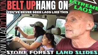 EXTREME LAOS Land Slides & Roadside Waterfalls  Big Loop Tour E2