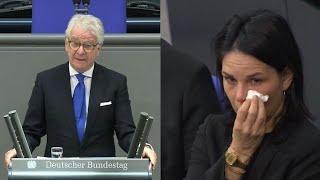 Sei ein Mensch Baerbock weint - Tränen im Bundestag Marcel Reifs Holocaust-Gedenk-Rede   ntv