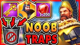 What Are Noob Traps in Rise of Kingdoms? AVOID MISTAKES