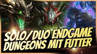 Raid Shadow Legends  SoloDuo Dungeons - Endgame Content - Dungeons mit Futter farmen