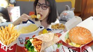 When fried chicken meets cheese KFC hot pot that can also be brushed whoever eats it will love it