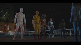 Team Flash vs Zoom Savitar Cobalt Blue Godspeed & Reverse Flash - The Flash 9x13 Series Finale