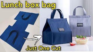 ⭐Lunch box bag making at home handbag bag cutting and stitching Zipper Handbagladies pursepouch