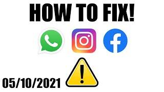 Whatsapp Instagram and Facebook Not Working 5 October 2021 - Huge Revelations