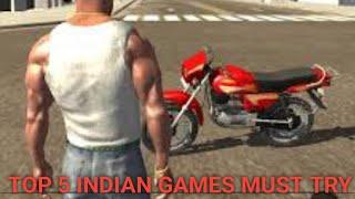 TOP 5 INDIAN GAMES  MUST TRY BY KD ZONE