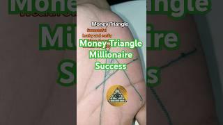 Money Triangle #millionaire #wealth #success #goal #target #palmist #palmistry #pyramid #triangle