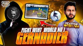 Fight with world no 1 grenadier ️ revenge with 1vs4 on mk gaming    PUBG mobile  Diri gaming