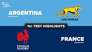 HIGHLIGHTS  ARGENTINA v FRANCE  July Internationals 2024  First Test