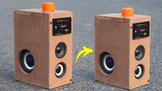 How to make Powerful Bass Subwoofer at home  How to make Home Theater at home at home