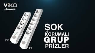 VİKO by Panasonic Multi-let Şok Korumalı Grup Priz