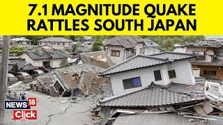 Japan Earthquake  2 Massive Earthquakes Hit Japan Within A Minute Tsunami Alert  News18  N18G