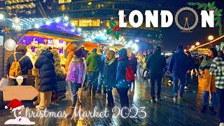 LONDON CHRISTMAS MARKET 2023  LONDON BRIDGE CHRIISTMAS MARKET TOUR