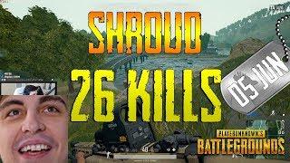 PUBG  Shroud  26 Kills New Map Sanhok