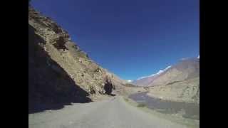 Driving through the Wakhan Valley Tajikistan 1