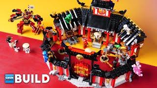 LEGO Speed Build NINJAGO Legacy Monastery & The Samurai Mech  LEGO Ninjago  Beat Build  ASMR