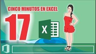 CINCO MINUTOS EN EXCEL - 17 FUNCION SUMA Y FUNCION SUMAR.SI