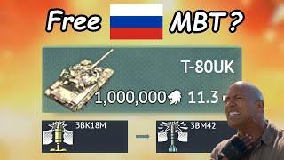 Grind Russian Tech TreeBut Using Stock Free T-80UK