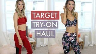 TARGET TRY ON HAUL  AFFORDABLE WORKOUT CLOTHES  LeighAnnSays