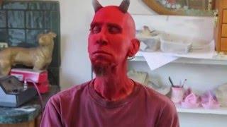 Devil Makeup Process - Bubba the Redneck Werewolf