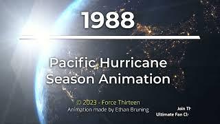 1988 Pacific Hurricane Season Animation