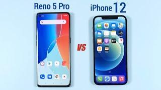 Oppo Reno 5 Pro 5G vs iPhone 12 Speed test & Camera Compare 