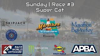 2024 7-Mile Offshore Grand Prix  Marathon FL  Sunday Race #3  Super Cat