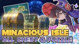 Minacious Isle All Chest Locations Challenge & Puzzles  Genshin Impact 2.8