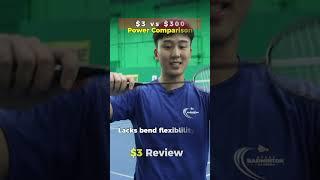 $3 vs $300 Racket Power Comparison #shorts