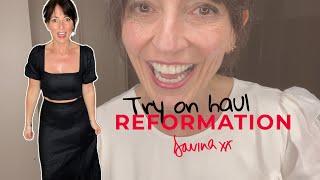 REFORMATION TRY ON HAUL   Davina McCall