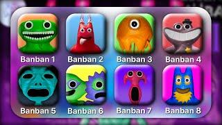 Garten Of Banban 1 2 3 4 6 & 7 Full Gameplay & Ending  Garten of Banban 7 Full Gameplay Ending