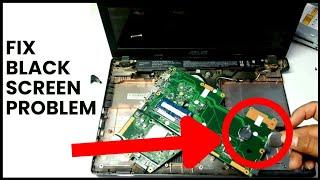 Fix black screen problem of Asus laptop