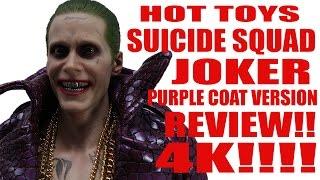 HOT TOYS SUICIDE SQUAD JOKER PURPLE COAT VERSION EXCLUSIVE FIGURE REVIEW 4K