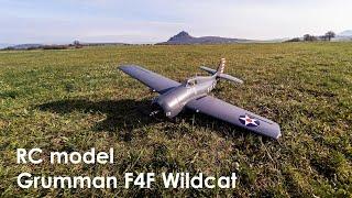 Grumman F4F Wildcat RC model letadla