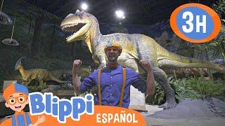 Blippi aprende sobre dinosaurios  Blippi Español  Videos educativos para niños  Aprende y Juega