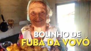 Receita antiga da vovó Maria Bolinho de fubá com queijo