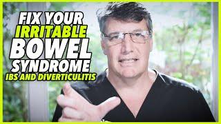 Ep123 FIX YOUR IRRITABLE BOWEL SYNDROME - IBS AND DIVERTICULITIS - by Robert Cywes