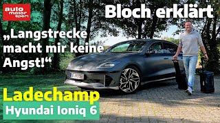 Langstreckenstar Hyundai Ioniq 6 Fast wie ein Verbrenner Bloch erklärt #231 I auto motor und sport