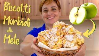 BISCOTTI MORBIDI ALLE MELE Ricetta Facile di Benedetta - Soft Apple Cookies Easy Recipe