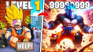 MAXING OUT GOKU FROM LVL 1 TO 99999 IN ROBLOX