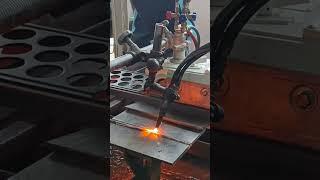 Tutorial Cara Memotong Plate dengan mesin Blender otomatis #welder #welding #weldertraining #shorts