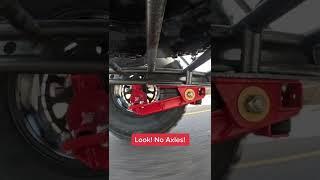 Look No Axles #timbren #axleless #trailersuspension #youtubeshorts #shorts #axlelesssuspension