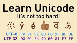 Unicode in friendly terms ASCII UTF-8 code points character encodings and more