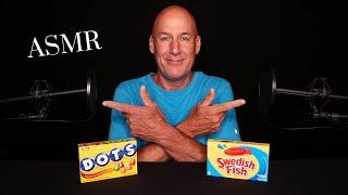 ASMR MY RIGHT-YOUR LEFT MIC CHECK WITH SWEDISH FISH AND CHEWY DOTS CANDYSOFT SPOKENWHISPER 4K