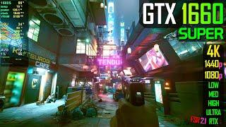 GTX 1660 Super - Cyberpunk 2077 - All Settings Ray Tracing included