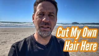A Day At Trinidad Beach #adayinalife #vlog Cutting My Own Hair Vanlife Shower Setup